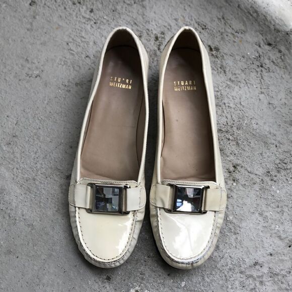 Stuart Weitzman patent leather loafers - Picture 1 of 8